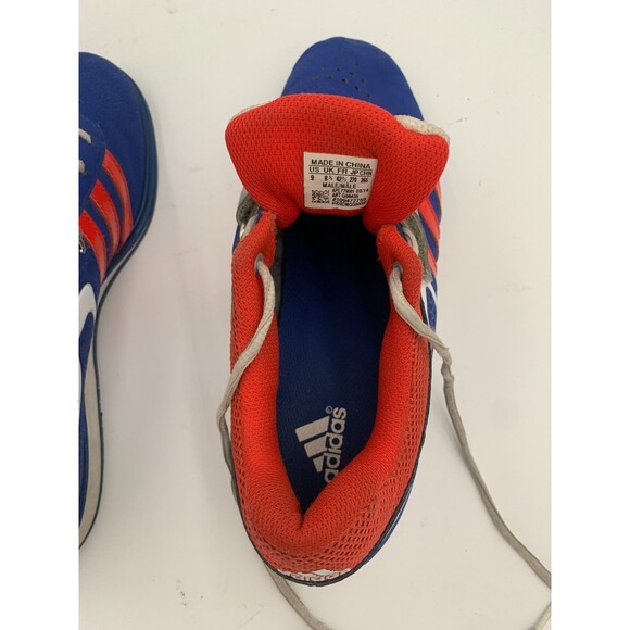 Adidas Powerlift 2.0  Men's US Size 9 Power Lifting Shoes  Blue w/Red 3 Stripes - Picture 12 of 12